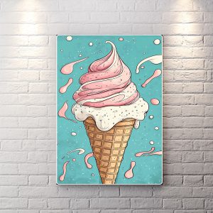 تابلو شاسی طرح بستنی قیفی