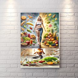 تابلو دکوراتیو مطب دکتر تغذیه