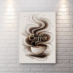 تابلو شاسی طرح فنجان قهوه