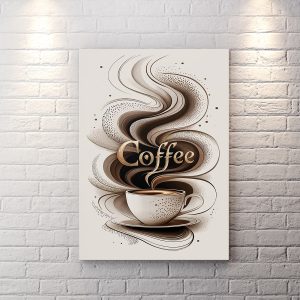 تابلو شاسی طرح فنجان قهوه