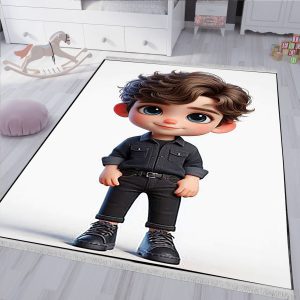 فرشینه طرح پسر کوچولو پینترستی برای اتاق پسر