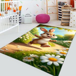 فرشینه فانتزی طرح کارتونی خرگوش زبل