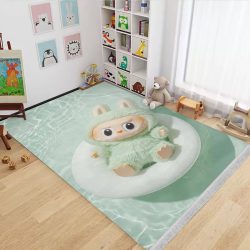 فرشینه چاپی طرح عروسک لبوبو