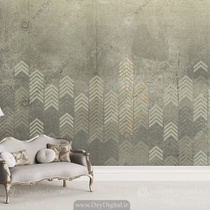 پوستر دیواری سه بعدی پتینه ای مدرن