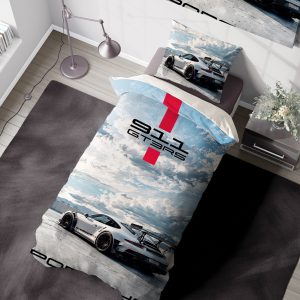 ست روتختی طرح پورشه 911 نقره ای