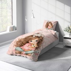 ست روتختی یک نفره طرح دخترانه پرنسسی