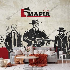 پوستر دیواری طرح بازی مافیا