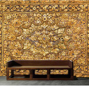 پوستردیواری فرش طلایی