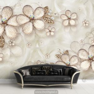 پوستر دیواری گل نگینی ba-2246
