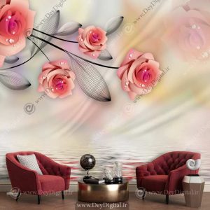 پوستر دیواری گل سرخ ba-2257