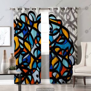 پرده پانچی خطاطی ba-2815