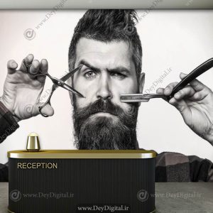 پوستر دیواری ارایشگاه مردانه ba-2881