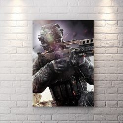 تابلو برای اتاق گیمینگ طرح بازی call of duty مدرن وارفر