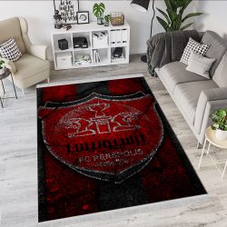 فرشینه فوبالی طرح پرسپولیس تیره