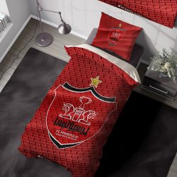 ست لحاف پسرانه فوتبالی طرح پرسپولیس