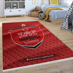 فرشینه فوتبالی اتاق کودک طرح تیم پرسپولیس
