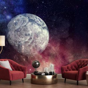 کاغذ دیواری ماه و ستاره ba-5865