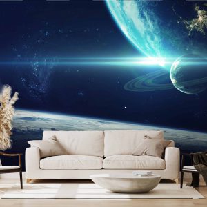 پوستر دیواری سیاره زحل ba-5937