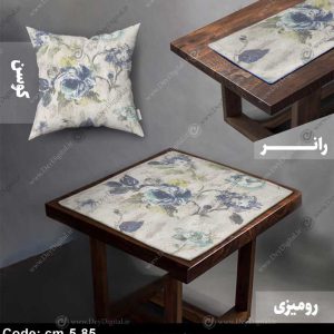 ست رانر و رومیزی طرح گل cm-5-85