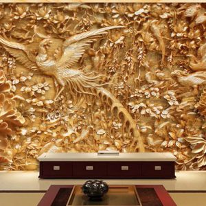 پوستر دیواری در حیوانات گچ بری