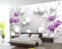 پوستر دیواری گل های شیپوری