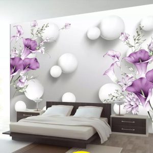 پوستر دیواری گل های شیپوری
