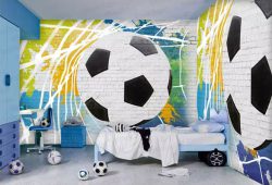 پوستر دیواری کودکانه توپ فوتبال
