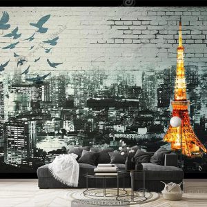 پوستر دیواری برج ایفل در شهر