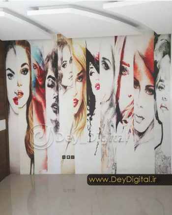 نمونه اجرا شده پوستر آرایشگاه