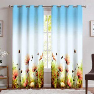 پرده چاپی پانچی طبیعت pk-2080