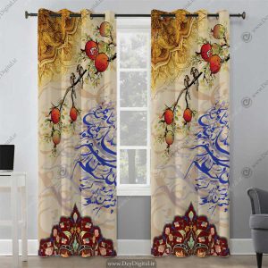 پرده پانچی سنتی خط pk-2613