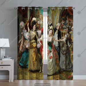پرده پانچی کلاسیک pk-2630