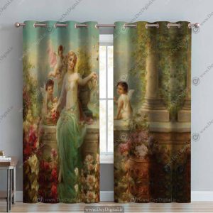 پرده پانچی نقاشی کلاسیک pk-2633