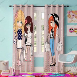 پرده پانچی دخترانه pk-2652