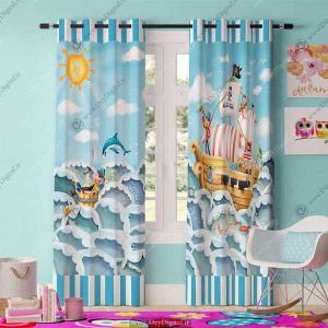 پرده پانچی اتاق کودک pk-2687