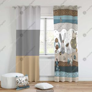 پرده چاپی اتاق کودک pk-2709