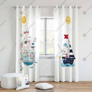 پرده پانچی اتاق کودک pk-2713