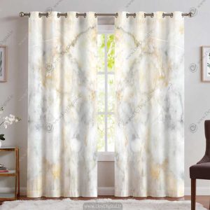 پرده سنگ ماربل سفید pk-2901