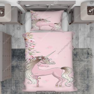 روتختی لاکچری دخترانه یونیکورن صورتی pk-2925