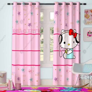 پرده کیتی صورتی pk-2980