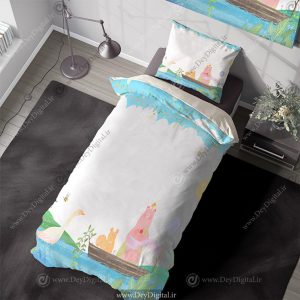 روتختی نوزاد طرح عروسکی حیوانات در قایق