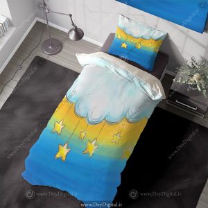 روتختی نوزاد طرح ماه و ستاره