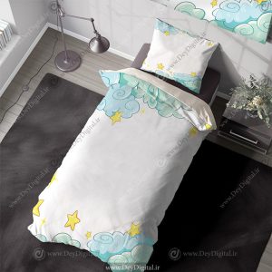 سرویس خواب ودک طرح ماه و ستاره