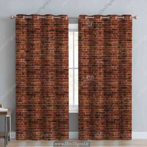 پرده چاپی آجری pk-3350