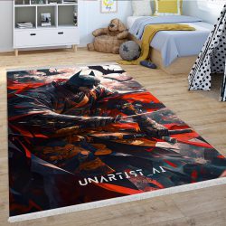 فرش اتاق پسر طرح بتمن