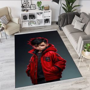 فرشینه چاپی طرح کارتونی پسرانه